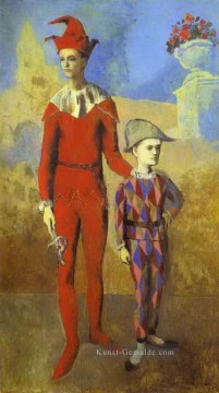  1905 - Akrobat und junge Harlekin 1905 kubist Pablo Picasso